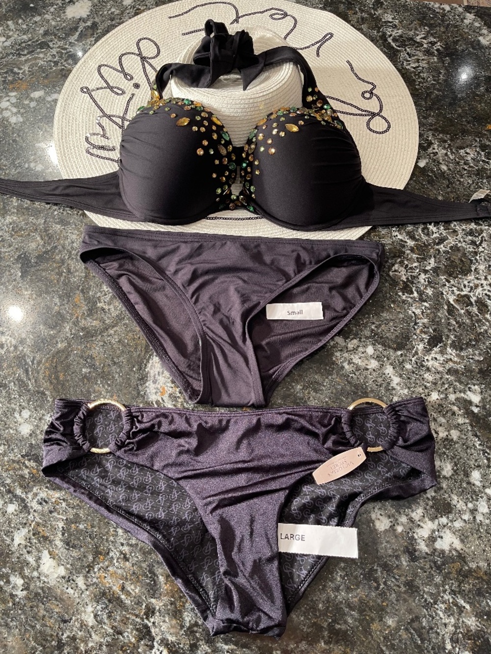 Rare Victoria Secret bikini bombshell 36C and S or L bottoms